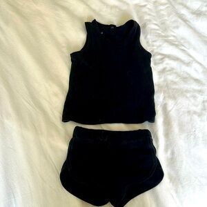 Kyte Baby Bamboo Jersey Tank Jogger Set Midnight 2T